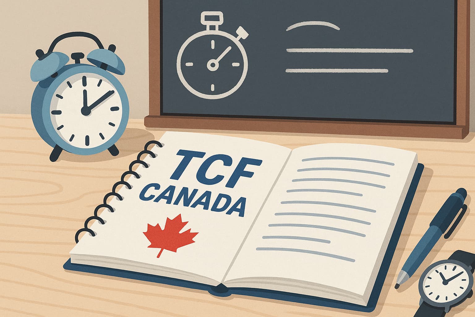 Durée et Structure des Épreuves du TCF Canada